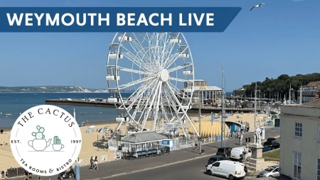 Weymouth Beach - Dorset - Cactus Tearooms
