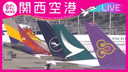 Kansai International Airport Live - Osaka, Japan